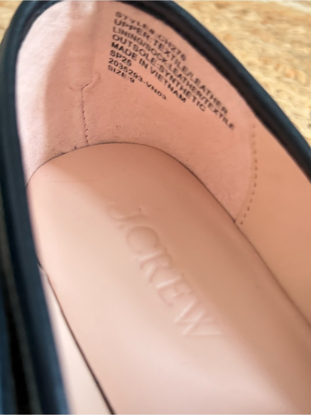 L🌾 JCrew Mary Jane Block Heel Flats with Black Trim EUC - Picture 7 of 9